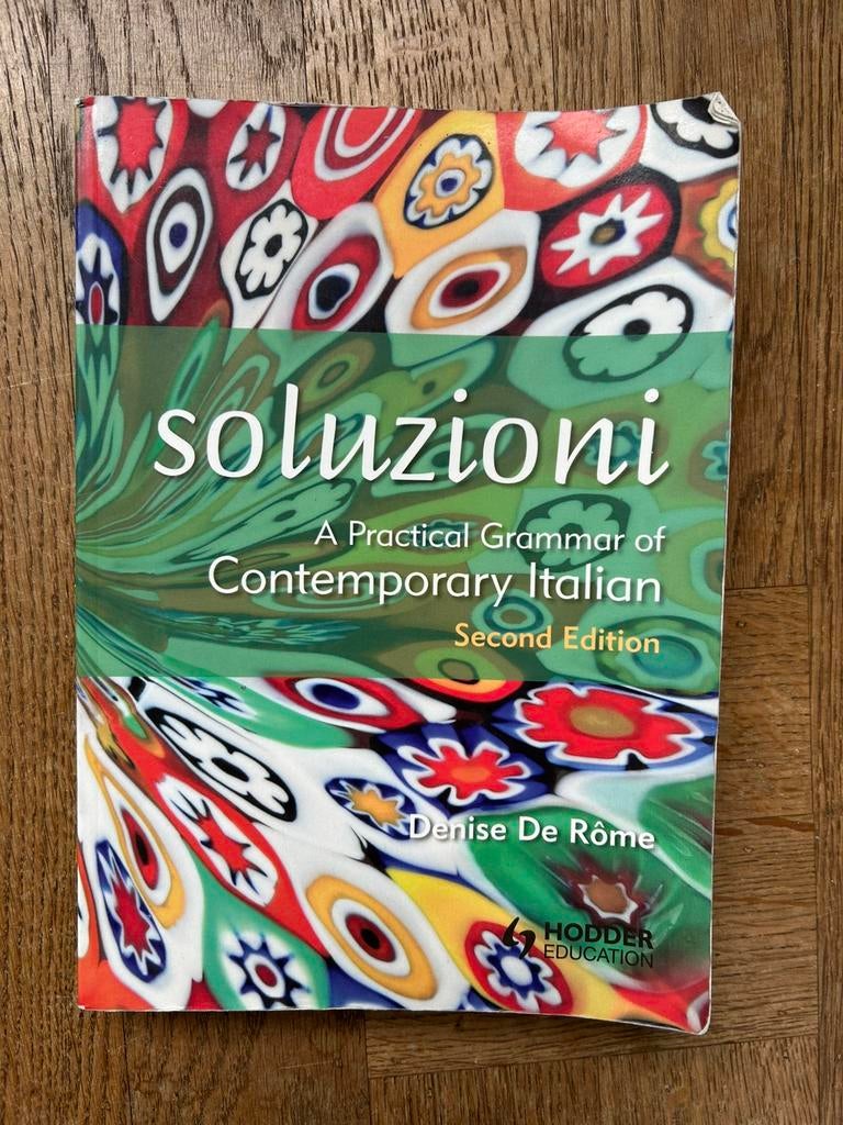Soluzioni: A Practical Grammar of Contemporary Italian, Boeken, Ophalen of Verzenden, Alpha, Zo goed als nieuw, Overige niveaus