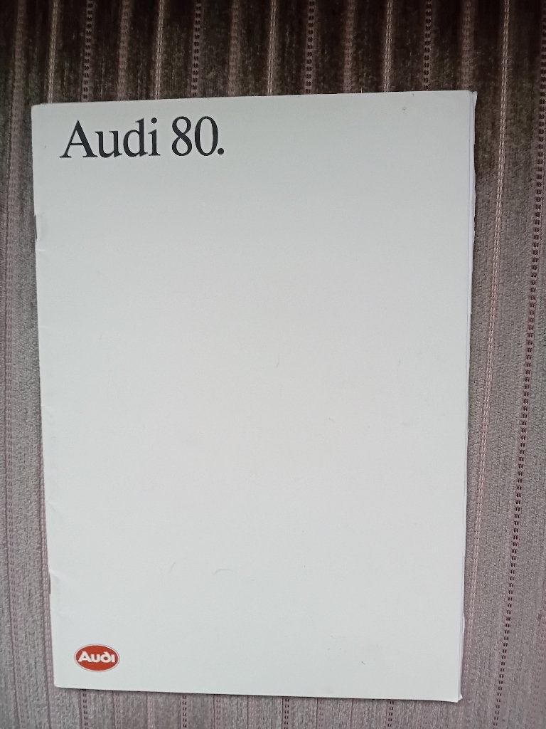 Folder - AUDI 80, Ophalen of Verzenden, Zo goed als nieuw, Audi