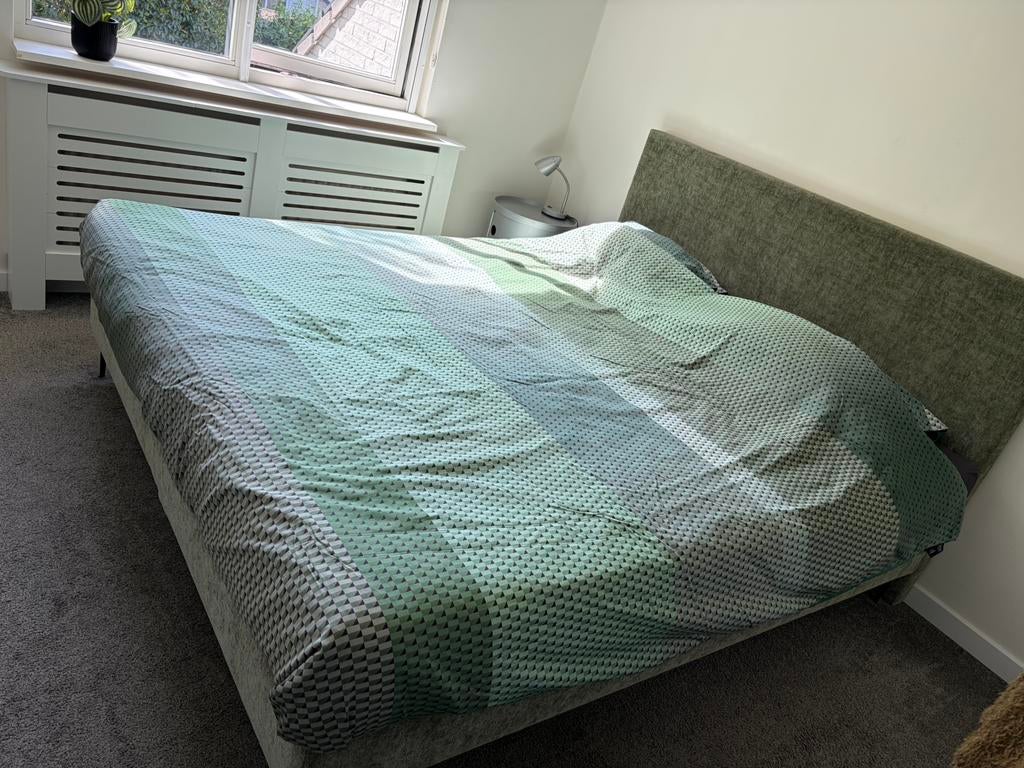 Goossens Boxspring Ease One 180-210 exclusief beddengoed, Huis en Inrichting, Slaapkamer | Boxsprings, Ophalen, 210 cm, Tweepersoons
