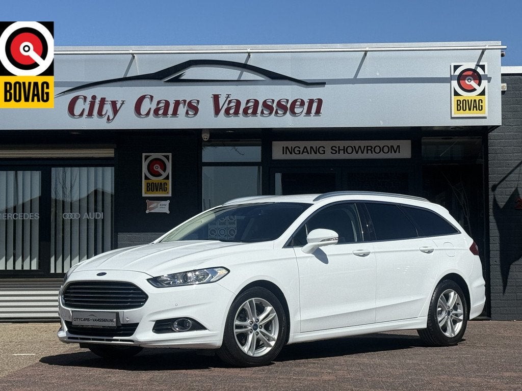 Ford Mondeo 1.5 Titanium automaat 161 pk navigatie climate c, Auto's, Stof, Mondeo, 160 pk, Wit