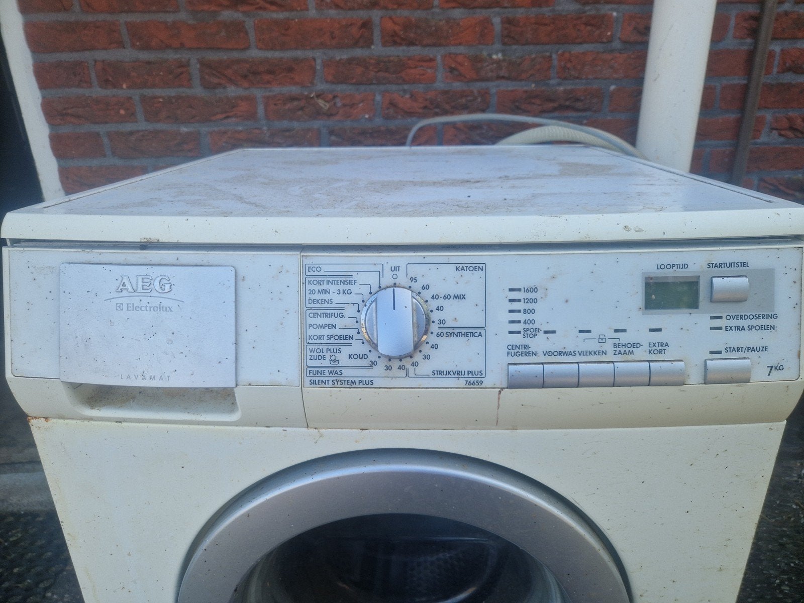 AEG Electrolux Wasmachine 7kg - Gebruikt, Gebruikt, Ophalen of Verzenden, Voorlader, Kort programma