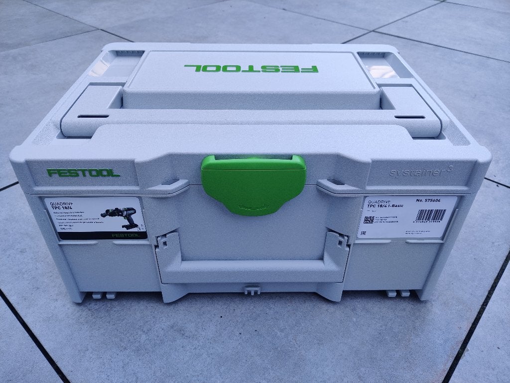 Festool systainer³ SYS3 M 187 van boormachine TPC/TDC 18/4, Ophalen of Verzenden, Zo goed als nieuw