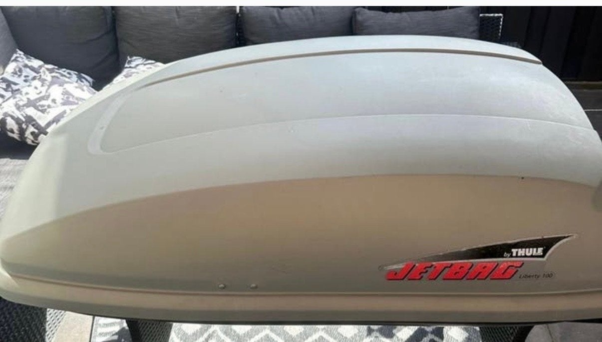 Thule Jetbag Liberty 100 dakkofer met VW dakdragers, Auto diversen, Dakkoffers, Ophalen, Gebruikt
