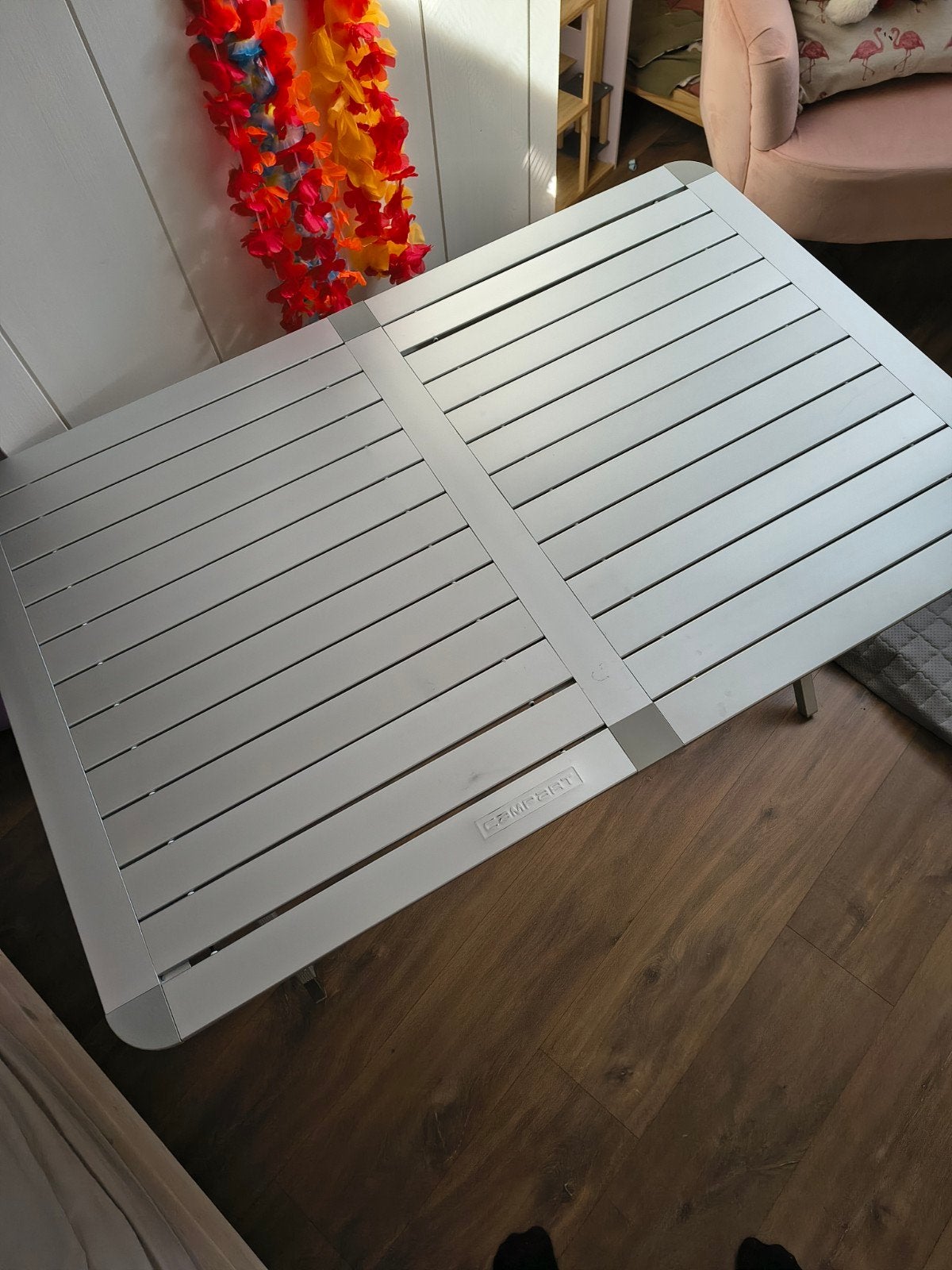 Campart campingtafel met harmonica systeem, Ophalen, Gebruikt, Campingtafel