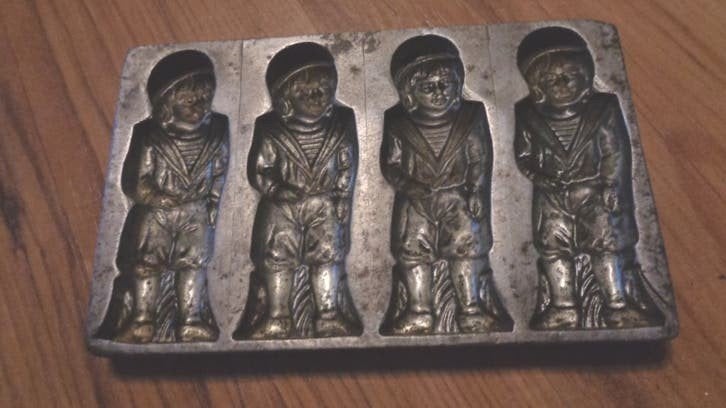 chocolade vorm Letang Fils Paris Matroosjes, Antiek en Kunst, Verzenden