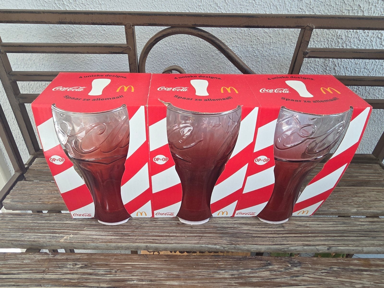 McDonald's Coca-Cola Limited Edition glazen 2024 (3 stuks), Ophalen, Nieuw