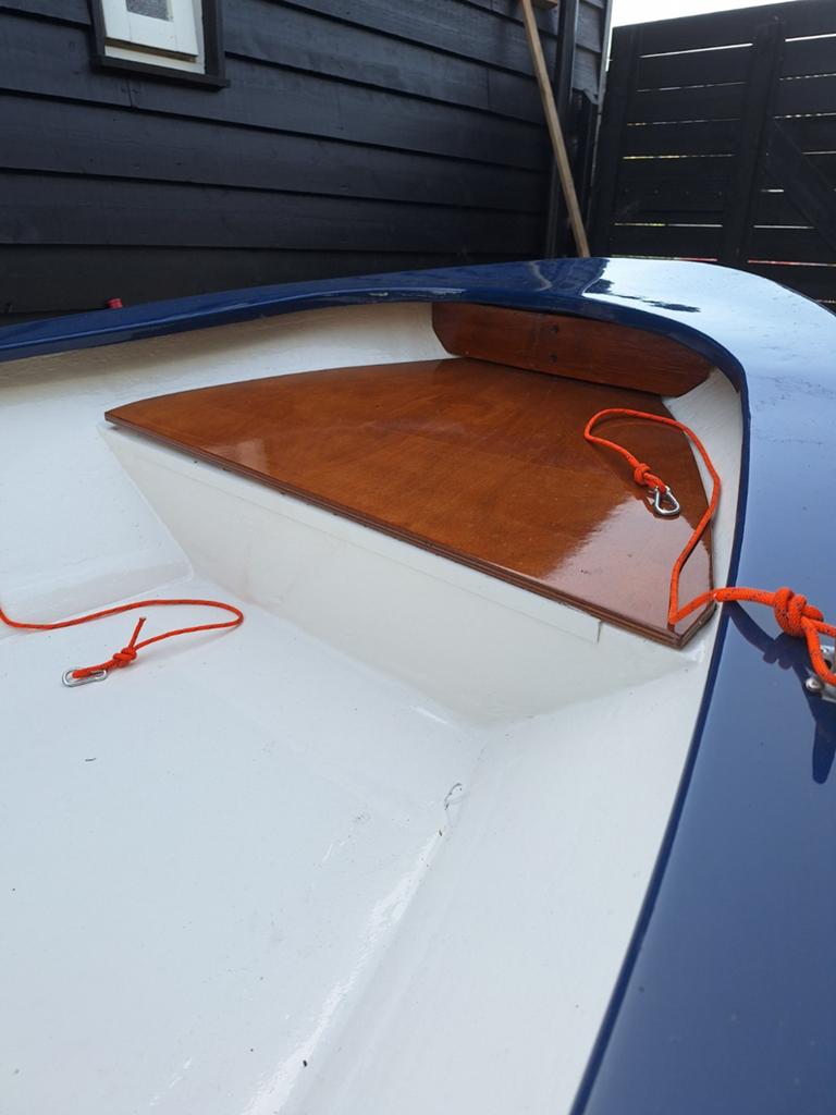 Polyester open boot., Watersport en Boten, Motorboten en Motorjachten, Overige merken, Buitenboordmotor, Zo goed als nieuw, Polyester