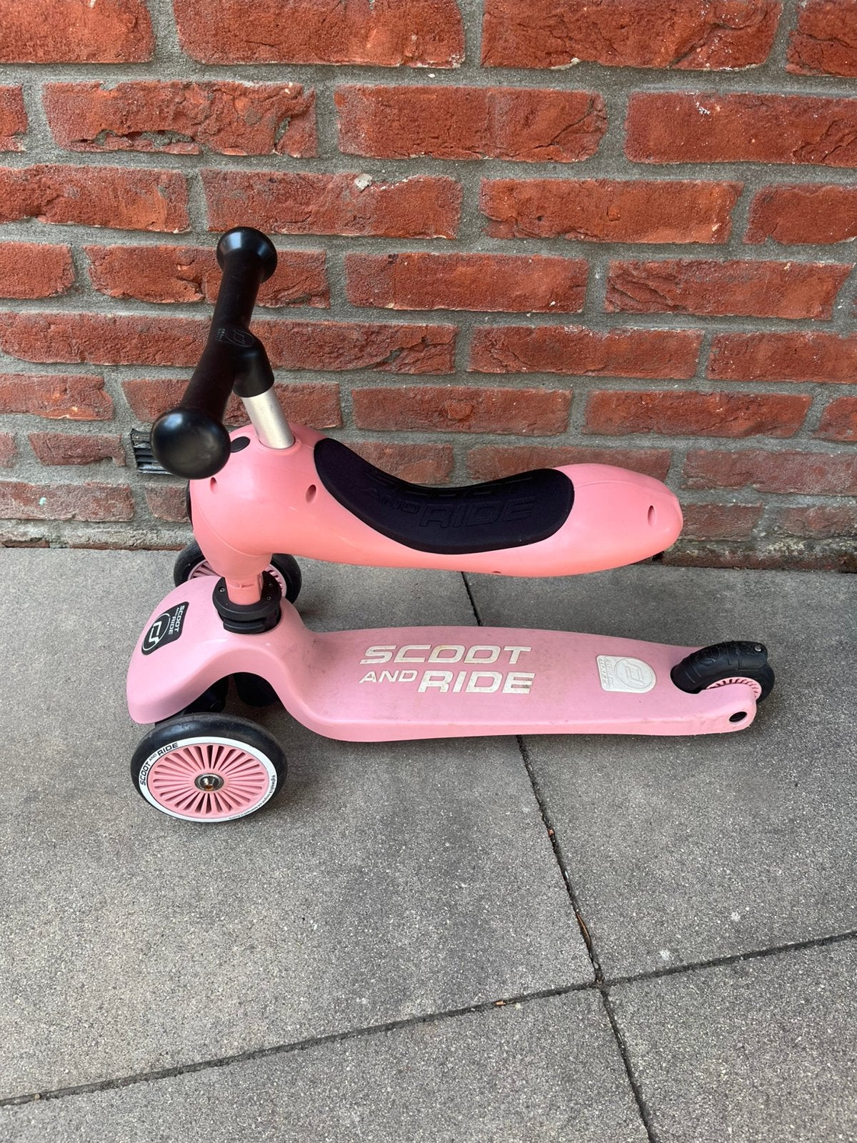 Scoot and Ride roze, Ophalen, Zo goed als nieuw, Loopfiets