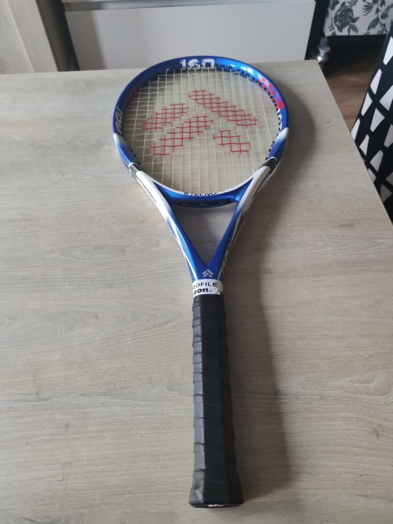 Tecno Pro tennisracket - Blauw/Wit L1, Sport en Fitness, Tennis, Overige merken, Gebruikt, L1, Ophalen of Verzenden