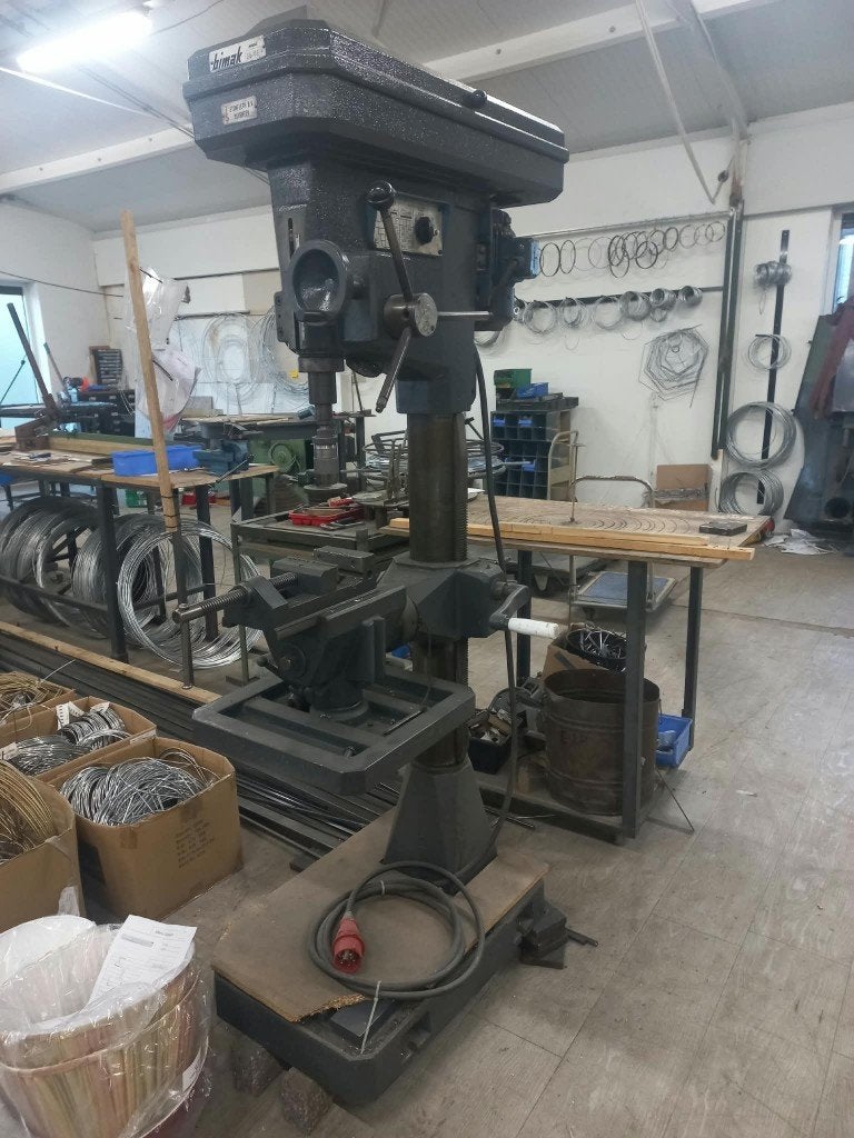 Bimak Kolomboormachine 35 ME - Robuust en Betrouwbaar, Ophalen, Gebruikt, Klopboormechanisme, Kolomboormachine