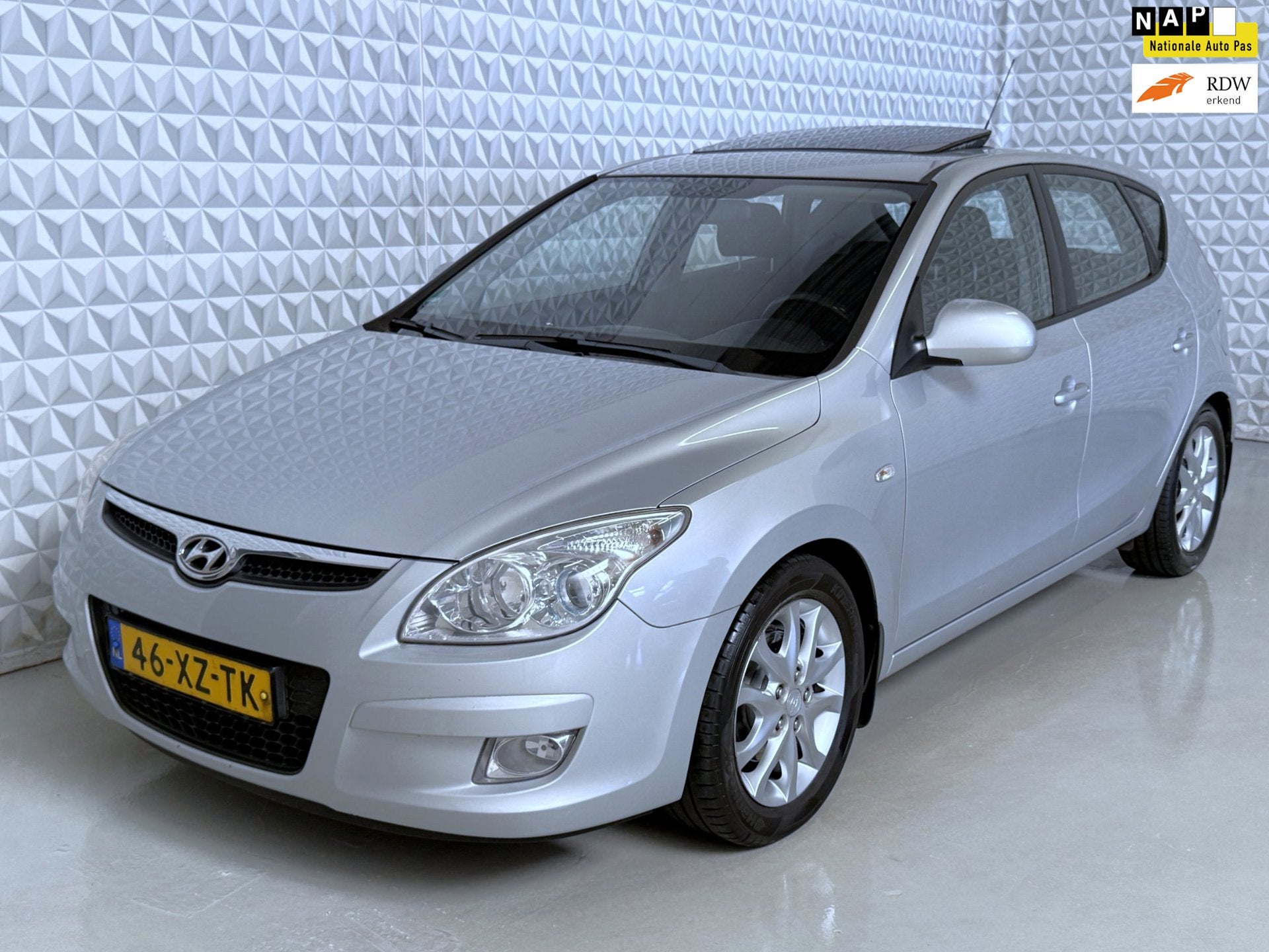 Hyundai I30 1.6 CRDi Dynamic APK-AIRCO-CRUISE-TREKHAAK (2007, Auto's, Gebruikt, 4 cilinders, Origineel Nederlands, Bedrijf