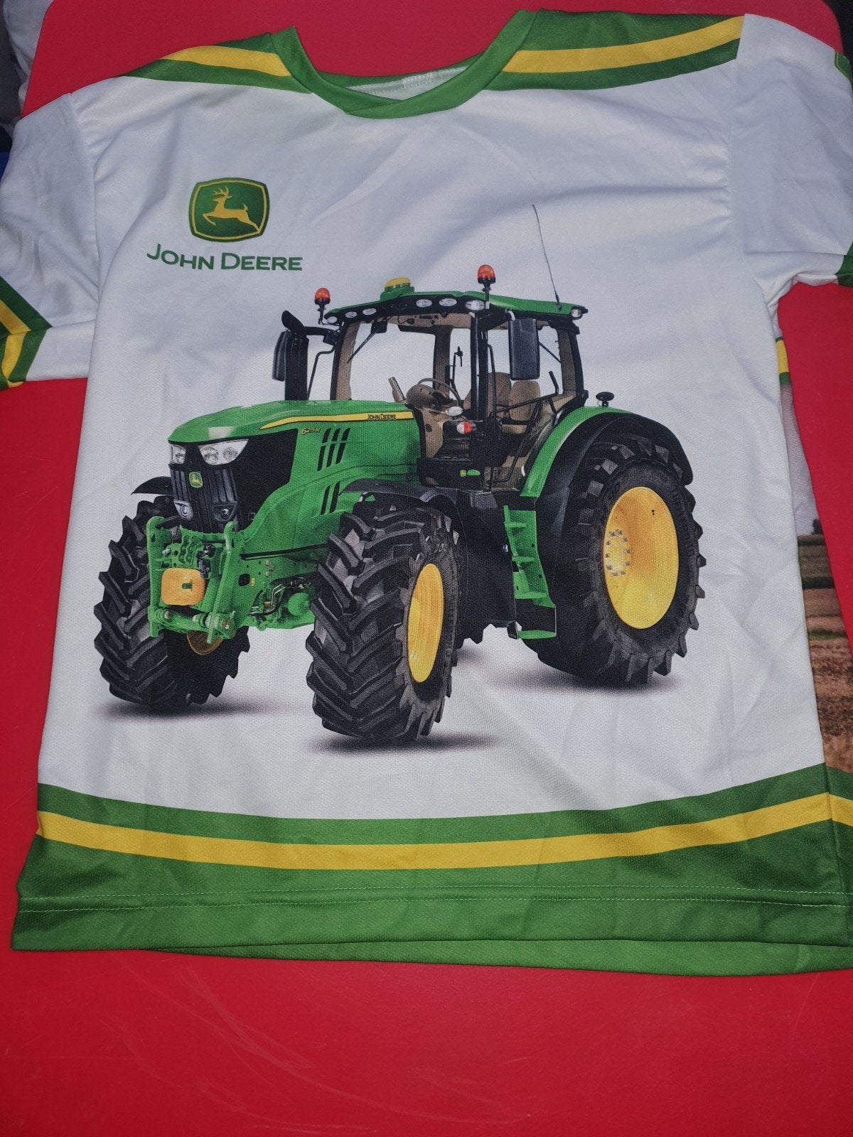 T-shirt John Deere  kind, Ophalen of Verzenden, Gebruikt