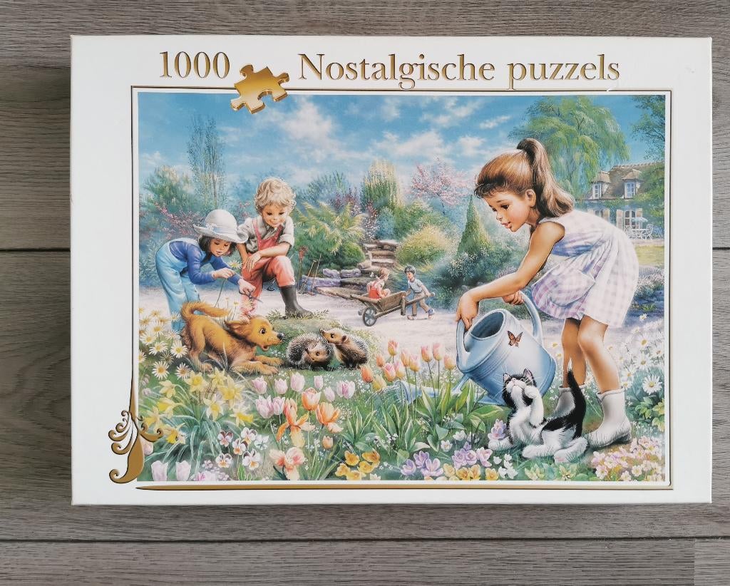 73 .. Nostalgische puzzel, Ophalen of Verzenden, 500 t/m 1500 stukjes, Zo goed als nieuw