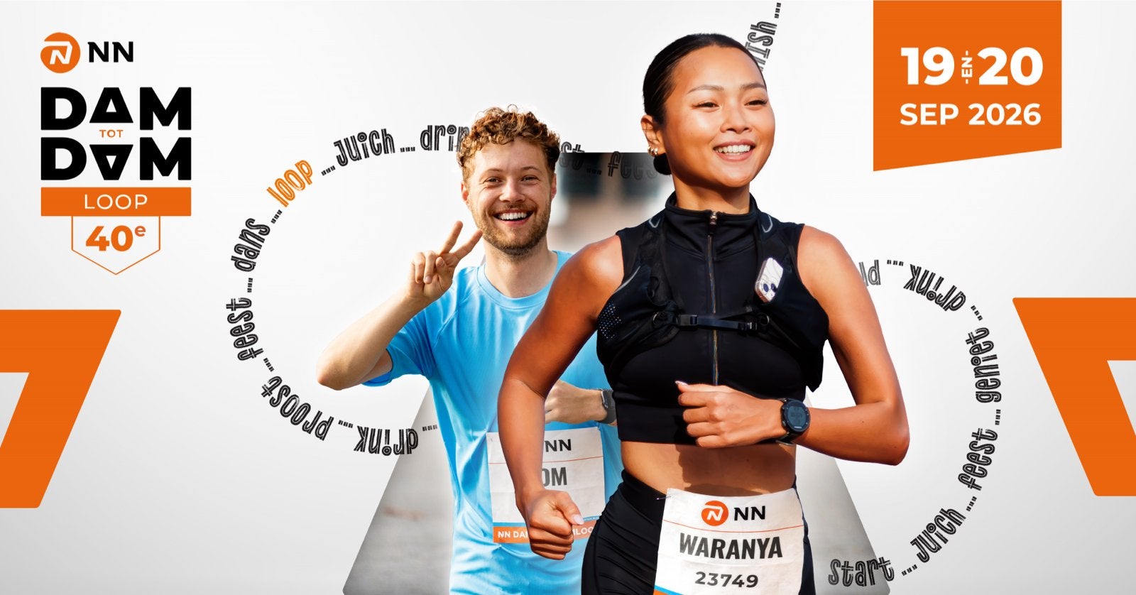 2x startbewijs Dam tot Damloop, Twee personen, September