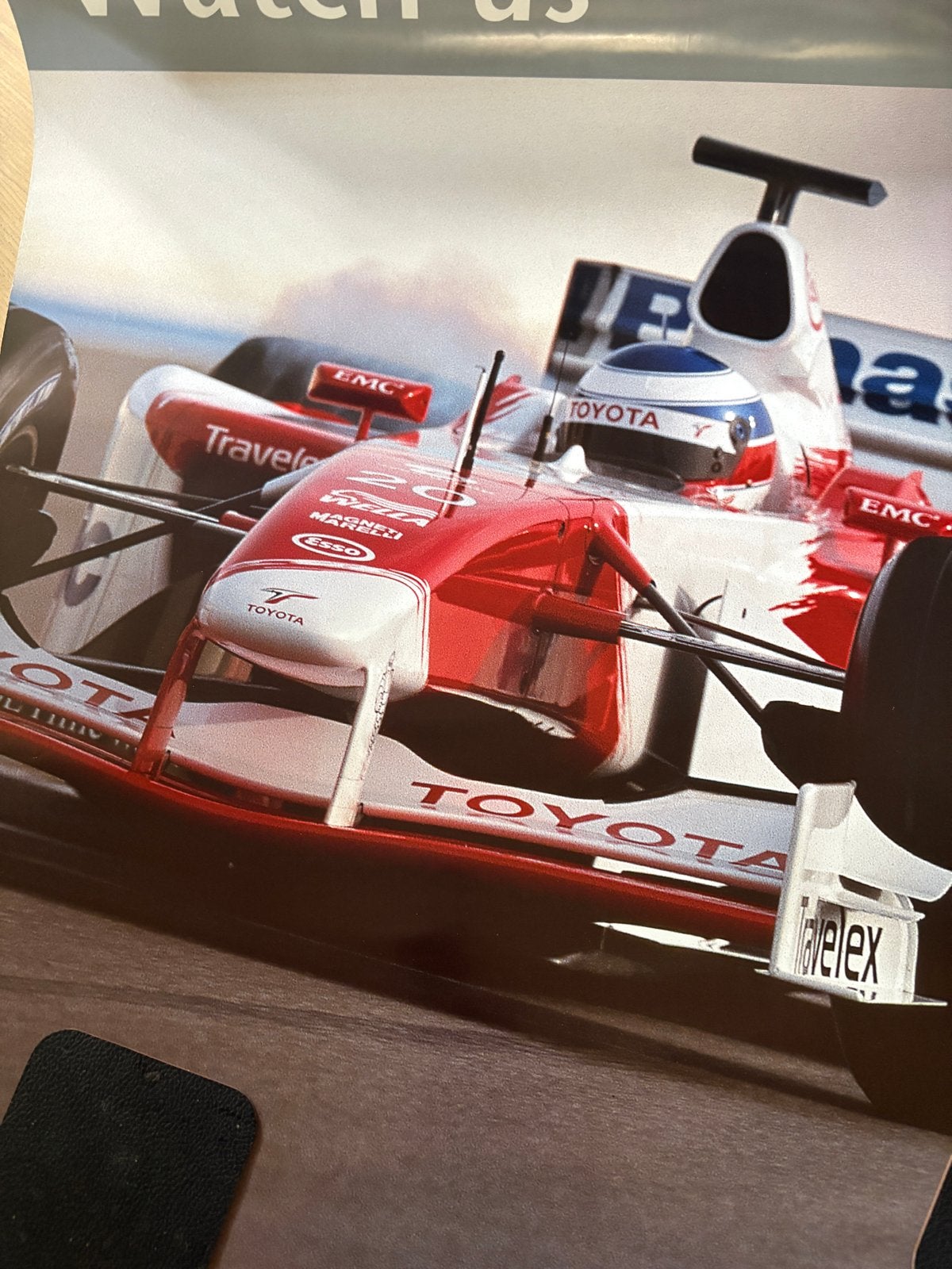 2x Officiële Toyota F1 Posters (2000-2005) - 60x100cm, Verzamelen, Posters, Deurposter of groter, Ophalen of Verzenden, Sport