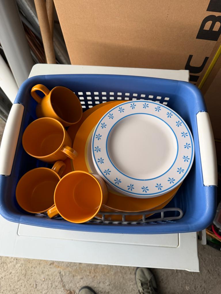Mepal Rosti servies set - borden, kommen en bekers, Ophalen, Overige materialen, Gebruikt, Overige stijlen