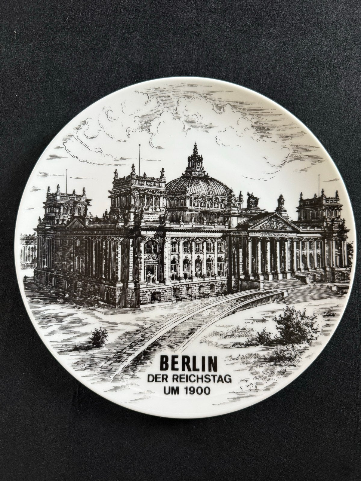 Decoratief bord Berlijn Reichstag Schede Bavaria, Ophalen of Verzenden