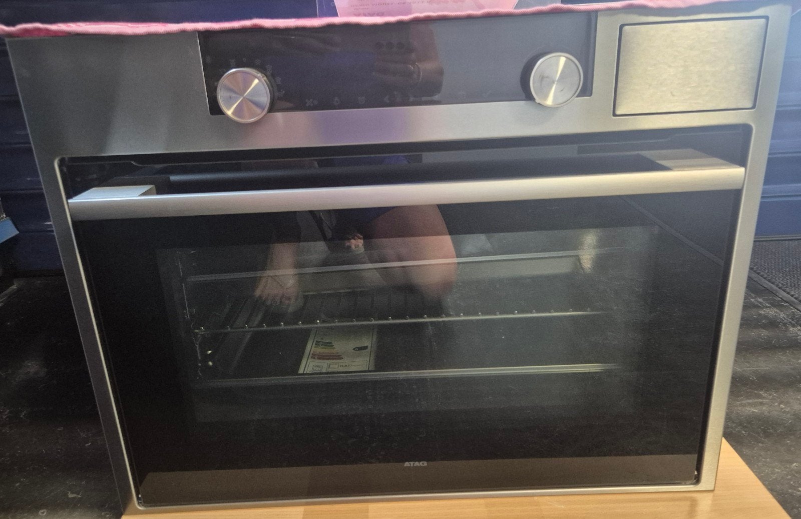 ATAG CS4511D inbouw stoomoven RVS, Ophalen, Nieuw
