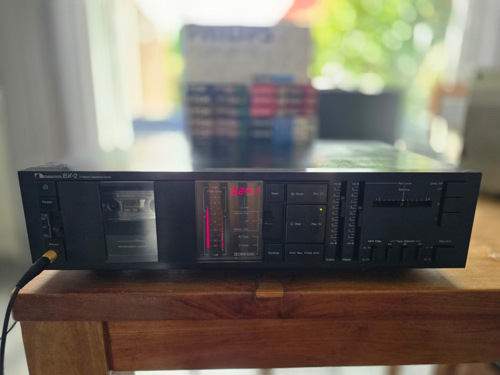 Nakamichi BX-2 Cassettedeck - Werkt perfect, Ophalen of Verzenden, Enkel, Overige merken, Tiptoetsen