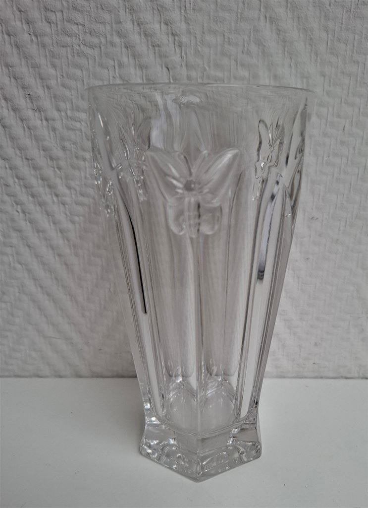 Lenox Meadow glas met vlinders, hoog ong. 16.6 cm, Ophalen of Verzenden