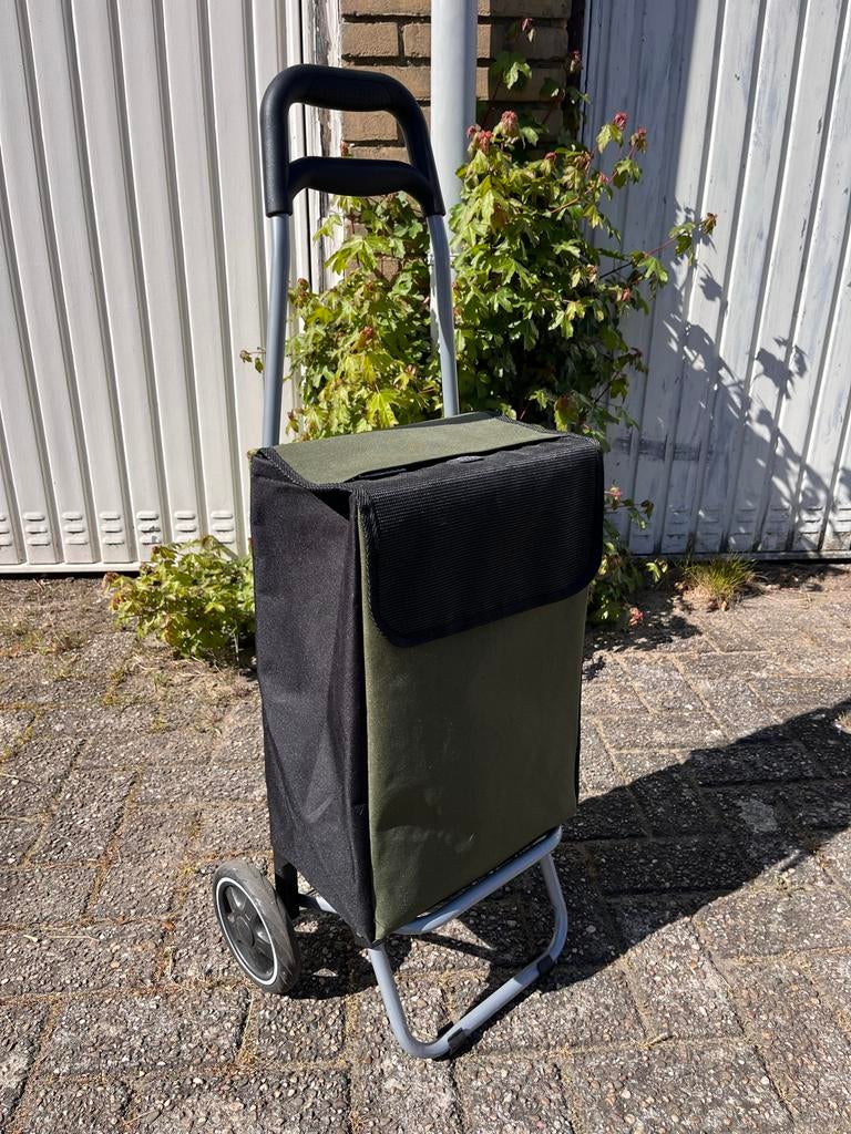 Boodschappentrolley, Ophalen, Zo goed als nieuw, Zwart, 30 cm of meer