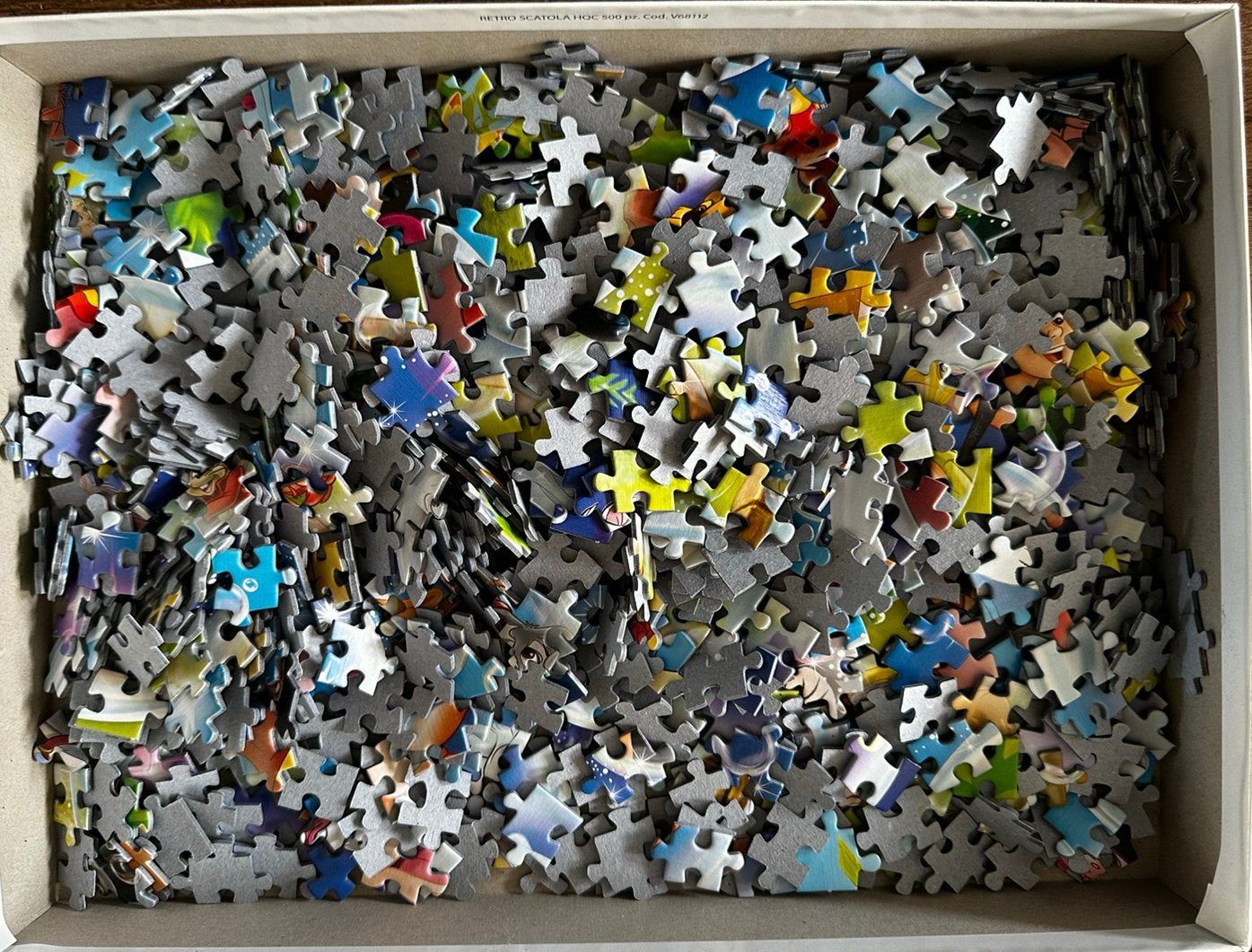 Disney Panorama puzzel Clementoni 1000pcs, Ophalen of Verzenden, 500 t/m 1500 stukjes, Zo goed als nieuw