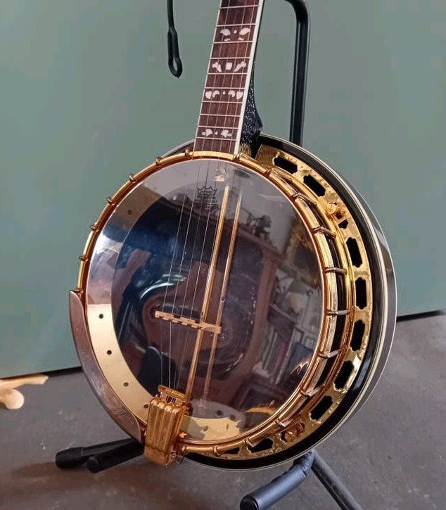 5 string resonator banjo, Ophalen, Gebruikt, 5-snarige of Bluegrassbanjo