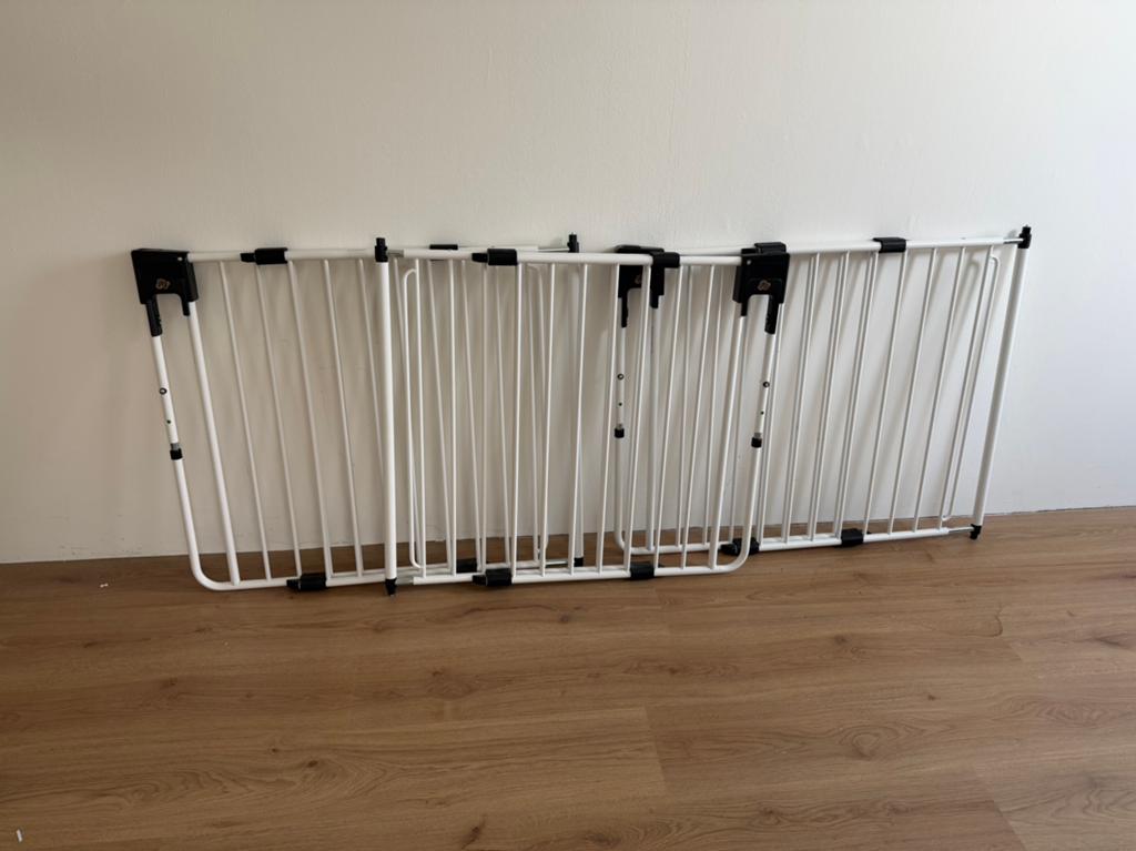 Traphekjes A3 Fenss wit verstelbaar, Ophalen, Zo goed als nieuw, 115 cm of meer, Metaal of IJzer