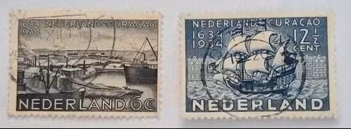 Nederland 1934 - nvph 267-268 - Curaçao, Postzegels en Munten, Verzenden, T/m 1940, Gestempeld
