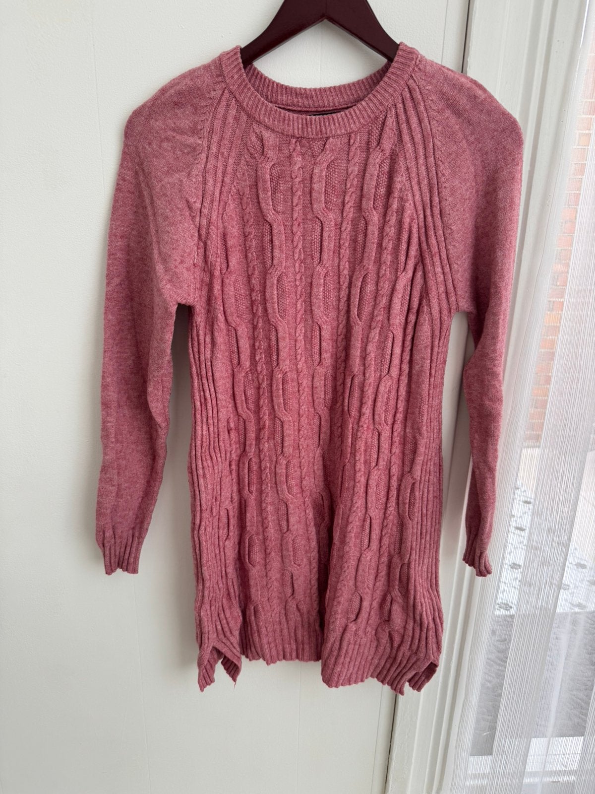 Gebreide dames trui roze M, Ophalen of Verzenden, Gedragen, Maat 38/40 (M), Roze