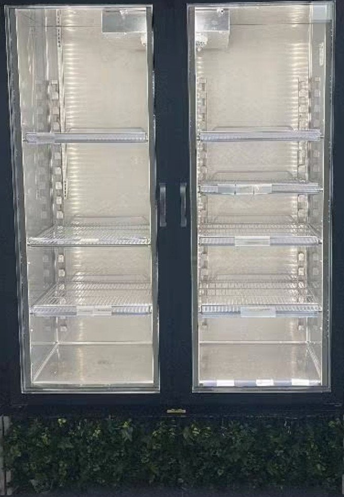 Horeca koelkast - glasdeur - glazen deuren - dubbele deuren, Ophalen, Zonder vriesvak, 200 liter of meer, 60 cm of meer