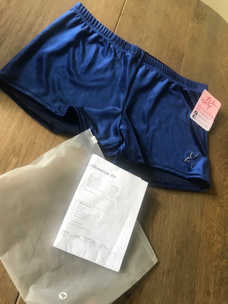 Turnbroekje dames M, Blauw, Turnbroekje, Nieuw, Maat 36 t/m 42
