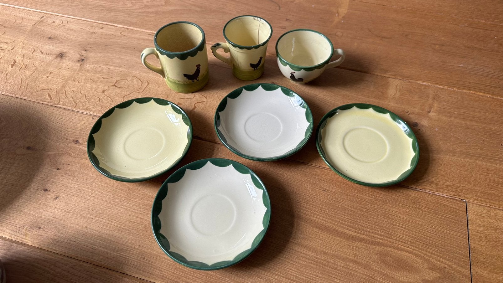 Restant kip / haan servies, Ophalen of Verzenden, Overige stijlen