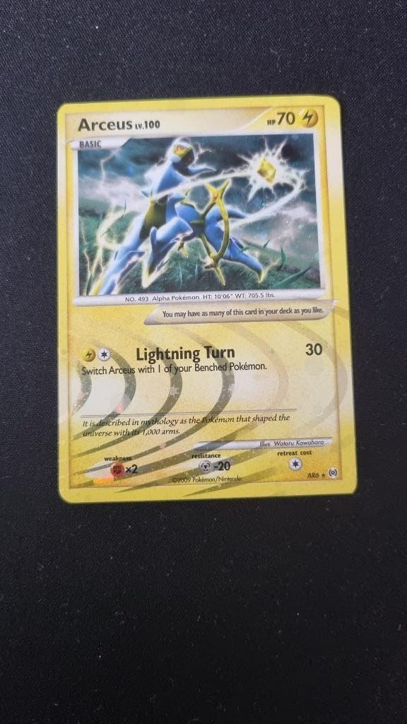 Arceus Lv.100 (AR AR6), Ophalen of Verzenden, Zo goed als nieuw, Losse kaart, Foil