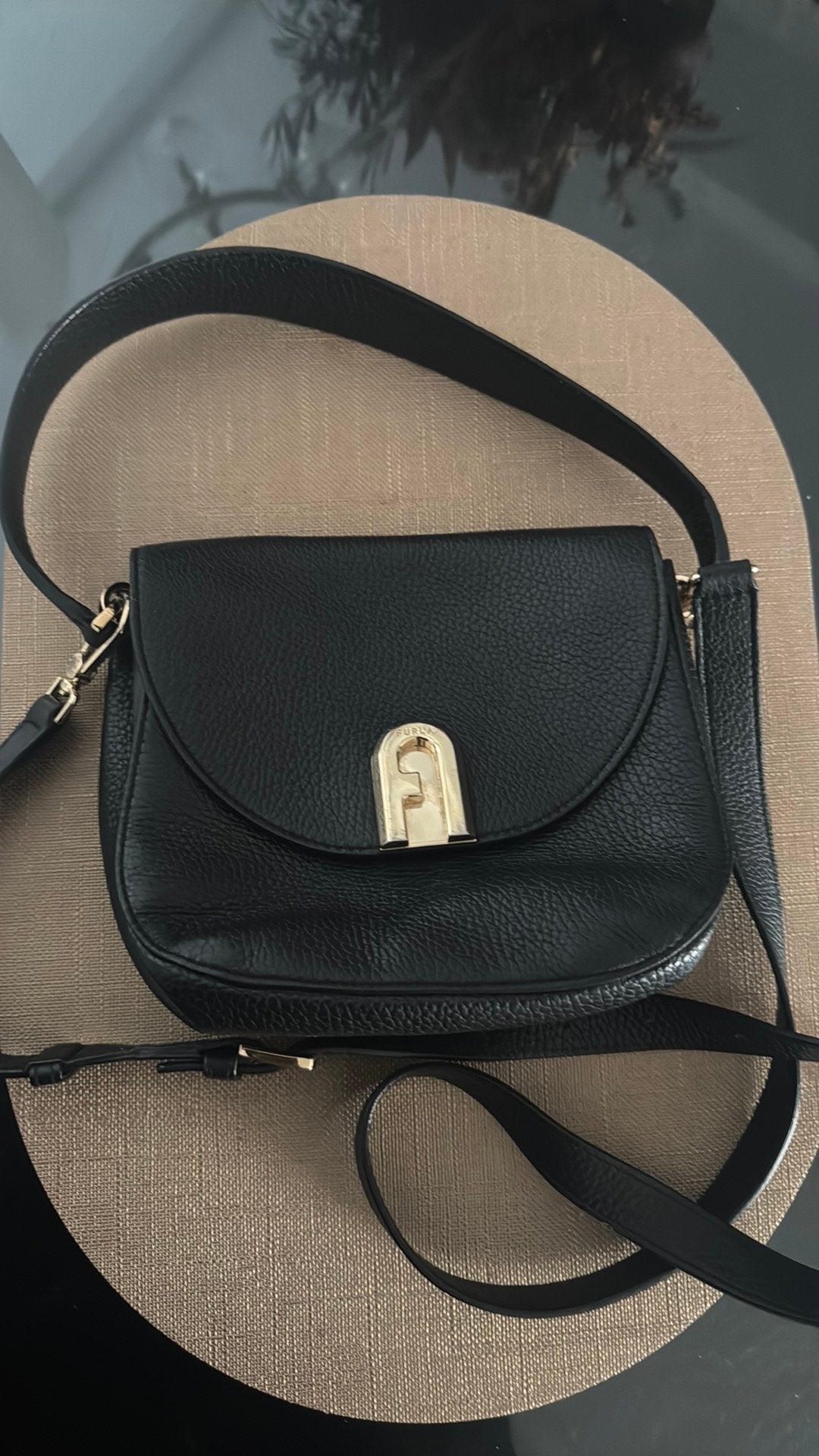 Furla tas, Ophalen of Verzenden, Zo goed als nieuw, Zwart, Handtas