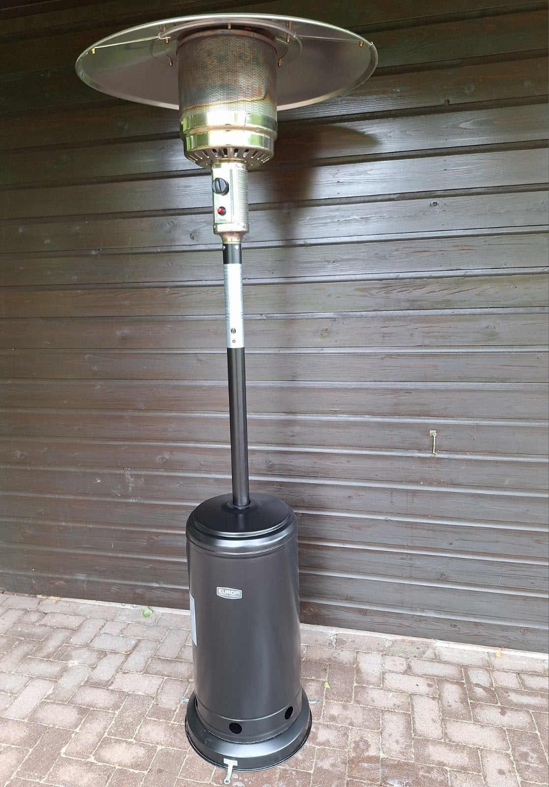 Te Koop Eurom THG 14000 terrasverwarmer (zgan), Ophalen, Zo goed als nieuw, Gas, Vloer