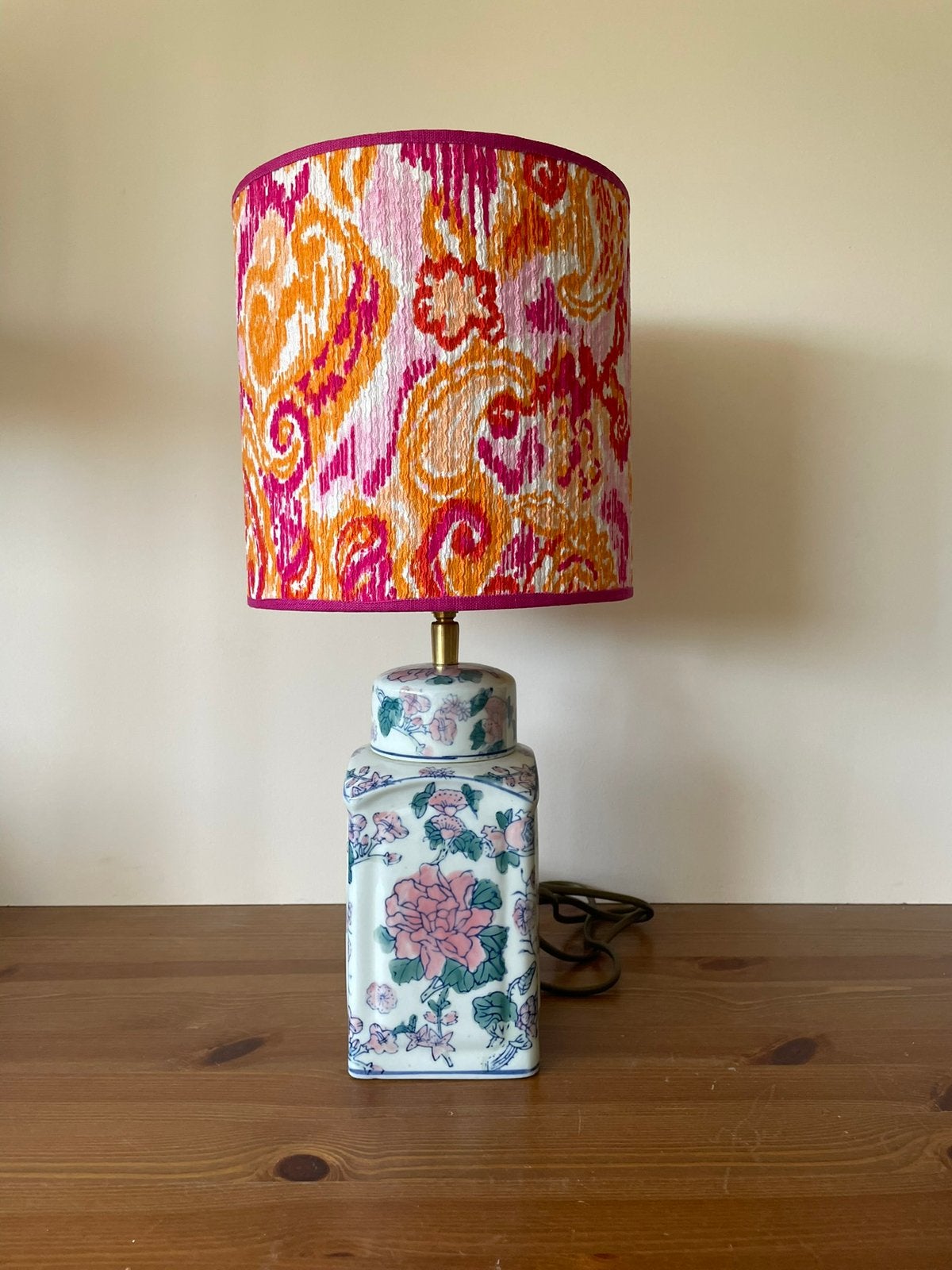 Vaaslamp met kap., Ophalen of Verzenden, Zo goed als nieuw