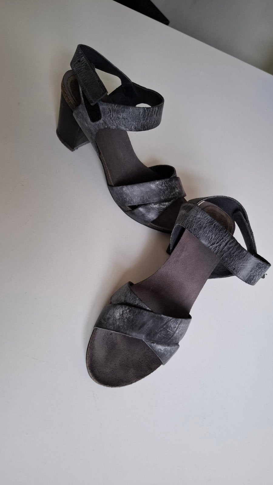 Zwarte leren sandalen van Ca'shott - Comfortabel en stijlvol, Ca'shott Copenhagen, Zwart, Gedragen, Sandalen of Muiltjes