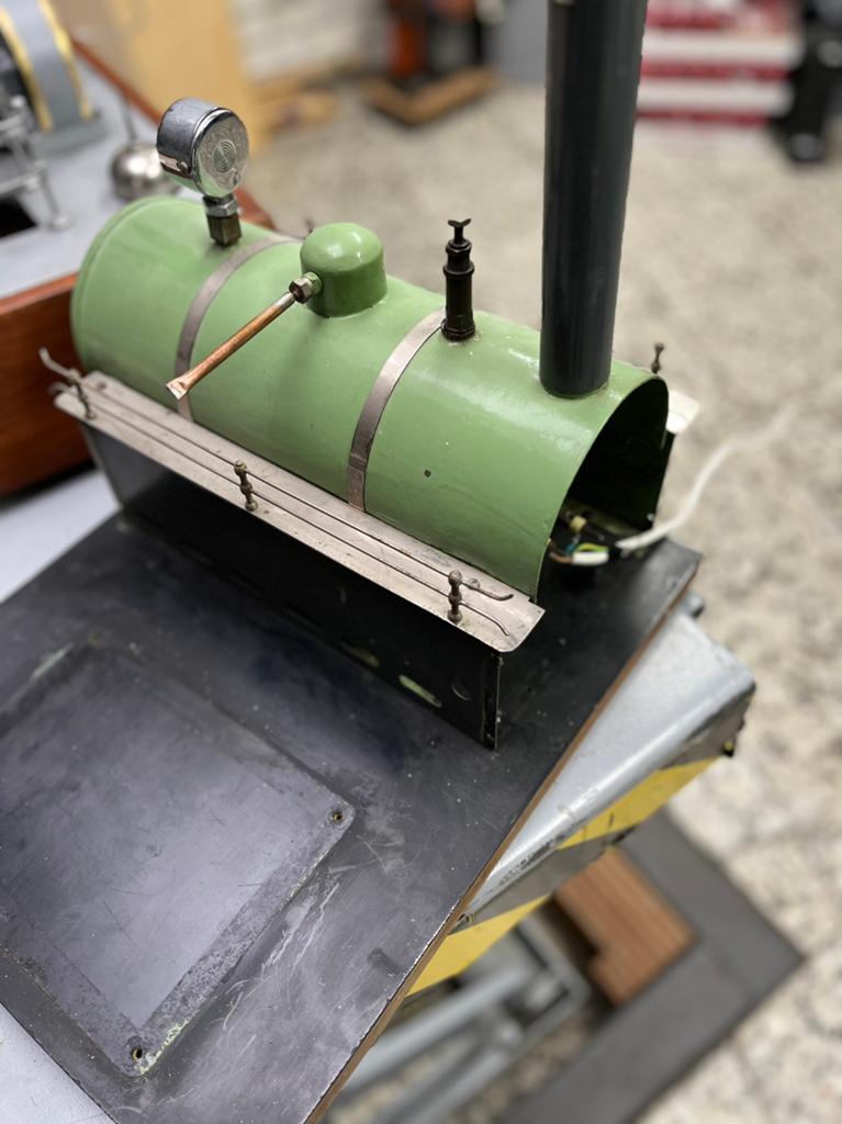 Stoommachine ketel elektrisch gestookt!, Hobby en Vrije tijd, Modelbouw | Overige, Ophalen of Verzenden, Gebruikt, Groter dan 1:32