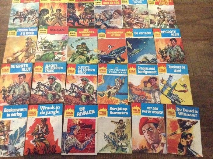 mini strips Oorlog, Front, Bajonet,Strijd,  Commando veel!!, Meerdere stripboeken, Verzenden, Gelezen