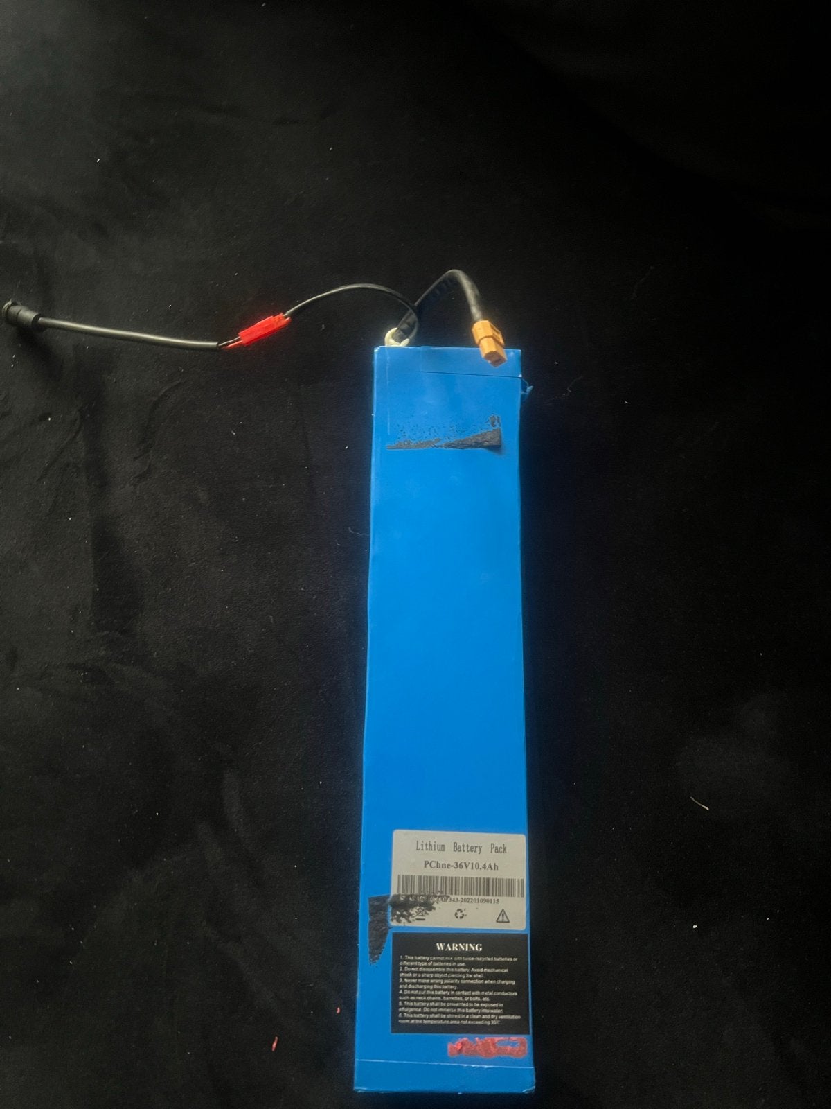 36v 10.4Ah lithium battery pack, Ophalen, Zo goed als nieuw