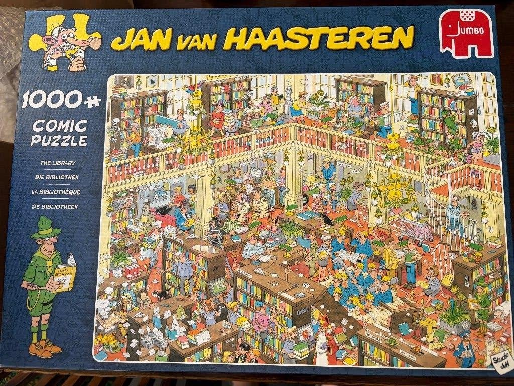 jan van Haasteren (1000) 3 puzzels, Ophalen of Verzenden, 500 t/m 1500 stukjes, Zo goed als nieuw, Legpuzzel