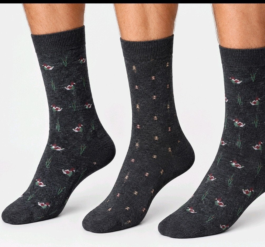 paar herensokken met patroon - Maat 43 nieuw nog 2 paar, Kleding | Heren, Overige kleuren, Onbekend, Ophalen of Verzenden, Nieuw