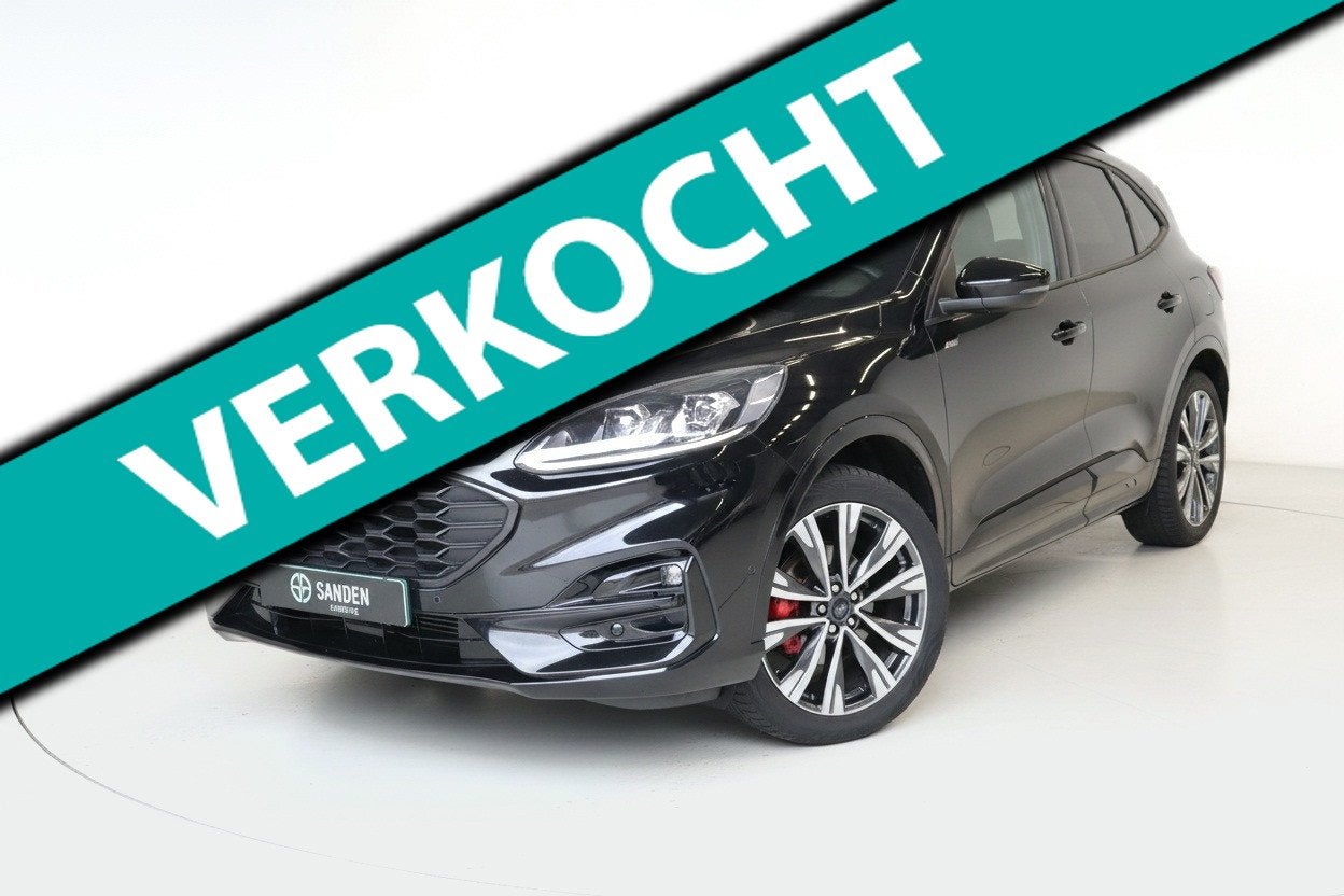 Ford Kuga 2.5 PHEV ST-Line X|Automaat|LED|Head Up|Pano|Camer, Auto's, Dealer onderhouden, Gebruikt, Zwart, 4 cilinders
