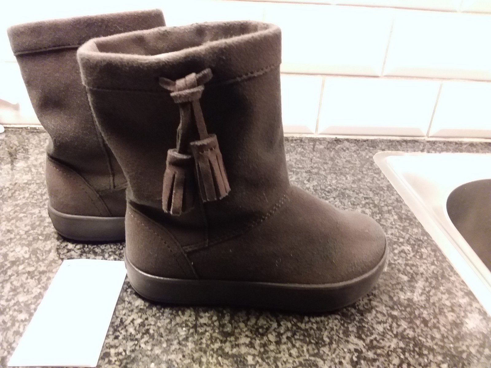 Crocs lodgepoint laarsjes. Maat 27/28, Kinderen en Baby's, Kinderkleding | Schoenen en Sokken, Ophalen of Verzenden, Gebruikt