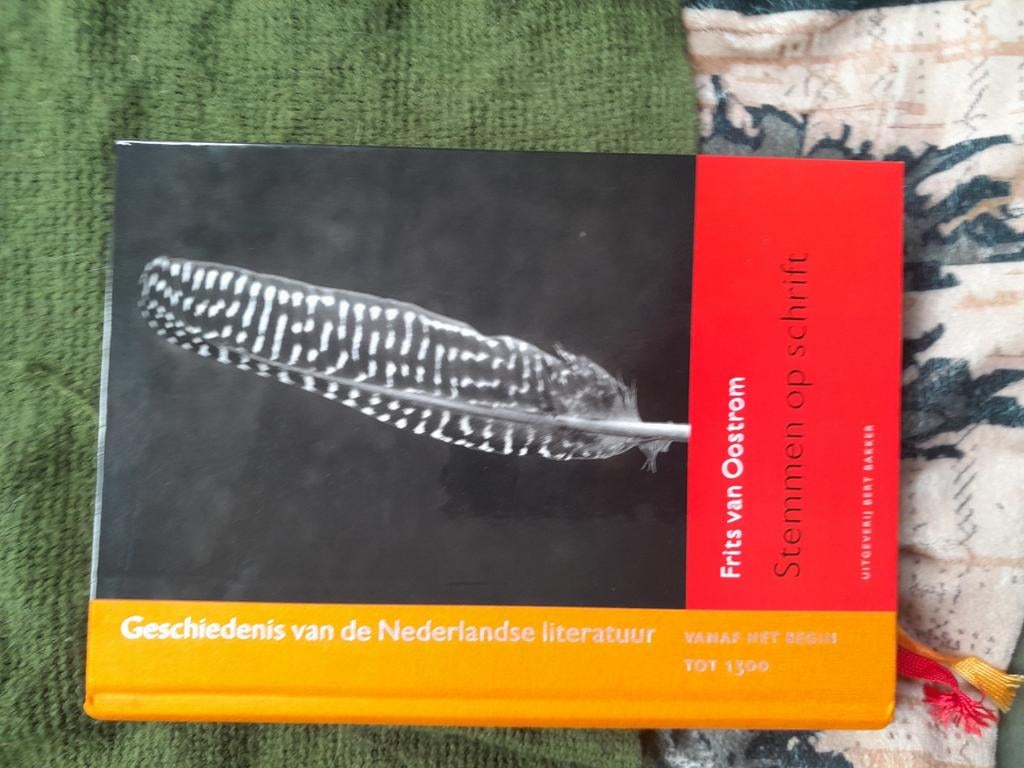 Gesigneerd boek: Frits van Oostrom - Stemmen op schrift, Ophalen of Verzenden, Zo goed als nieuw, Frits van Oostrom, Nederland