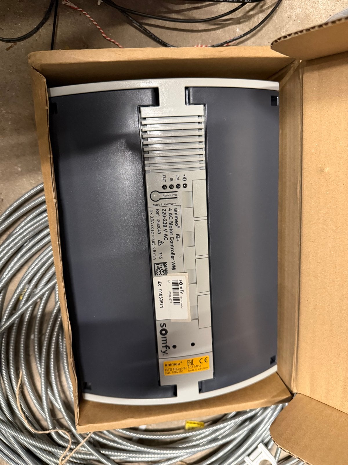Somfy Animeo IB+ 4 AC Motor Controller WM 220-230V AC, Ophalen of Verzenden, Nieuw