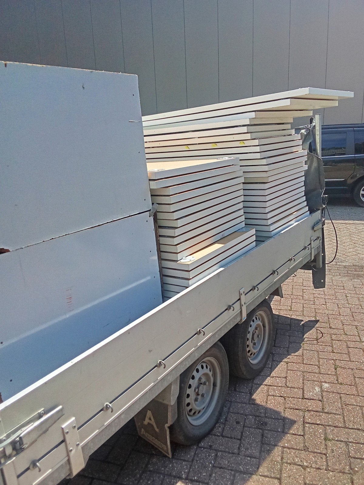 Partij kantine tafels - salontafels en spiegels, Gebruikt, 50 tot 100 cm, 100 tot 150 cm, .