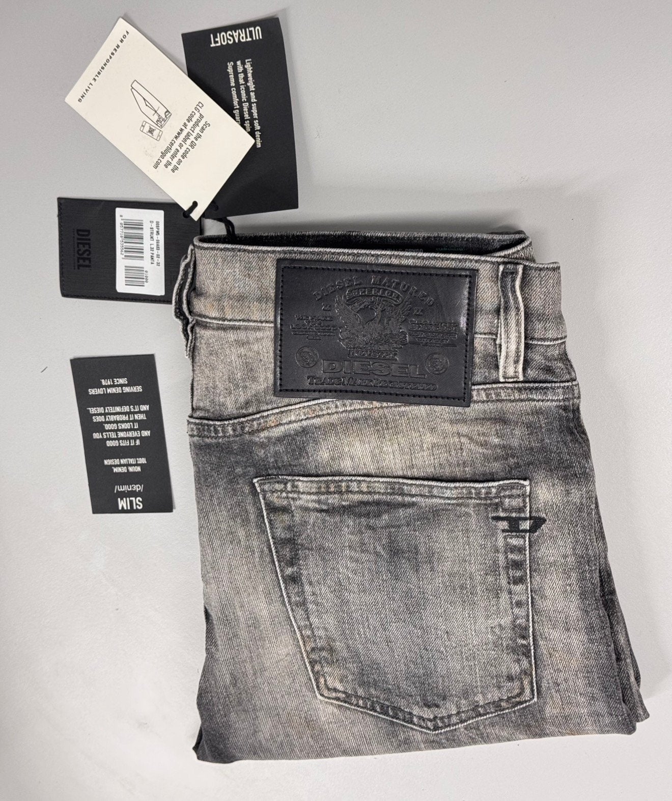Diesel D-STRUKT L 32 PANTA L32-W32 32-32 NIEUW Slim fit 230$, Nieuw, W32 (confectie 46) of kleiner, Ophalen of Verzenden, H