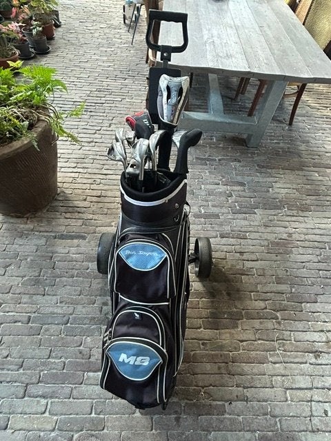 Complete golfset: Benross clubs, Ben Sayers tas & trolley, Ophalen, Gebruikt, Set, Overige merken
